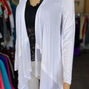 Elle small white cardigan